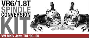 VW MKIV Jetta TDI VR6/1.8T Spindle Conversion Kit