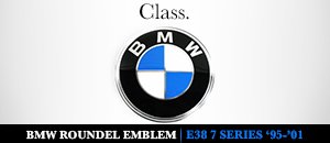 BMW E38 7 Series Roundel