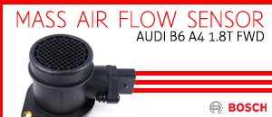 Audi B6 A4 1.8T FWD Bosch Mass Air Flow Sensor