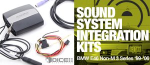 BMW E46 Non-M 3 Series Sound System Integration Kits
