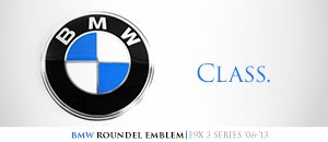 BMW E9X 3 Series Roundel