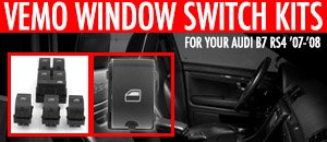 Audi B7 RS4 Vemo Window Switches