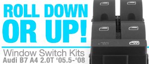 Audi B7 A4 2.0T Vemo Window Switches