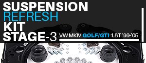 VW MKIV Golf/GTI 1.8T Stage-3 Suspension Refresh Kit