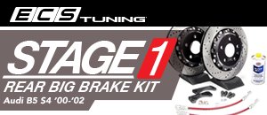Audi B5 S4 ECS Stage 1 Rear Big Brake Kit