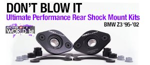 BMW E36 Z3 Convertible Performance Rear Shock Mount Kit