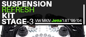 VW MKIV Jetta 1.8T Stage-3 Suspension Refresh Kit