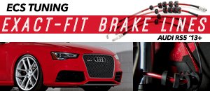 Audi RS5 ECS Exact-Fit Stainless Steel Brake Lines