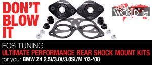 BMW Z4 ECS Tuning Performance Rear Shock Mount Kits
