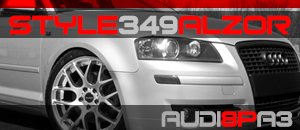 Audi 8P A3 2.0T FWD Alzor Style 349 Wheels