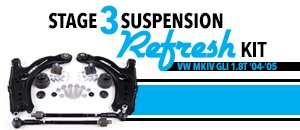 VW MKIV GLI 1.8T Stage 3 Suspension Refresh Kit
