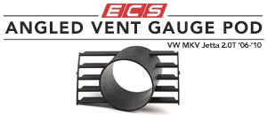VW MKV Jetta 2.0T ECS Angled Vent Gauge Pod