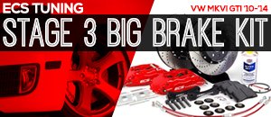 VW MKVI GTI ECS Stage 3 Big Brake Kit