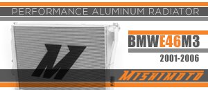 BMW E46 M3 Mishimoto Performance Aluminum Radiator