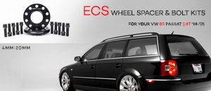 VW B5 Passat 1.8T ECS Spacers and Bolt Kits