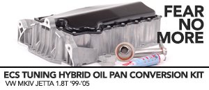 VW MKIV Jetta 1.8T ECS Hybrid Oil Pan