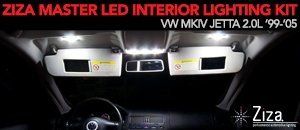 VW MKIV Jetta 2.0L Ziza Master LED Interior Lighting