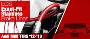Audi TTRS ECS Exact-Fit Stainless Steel Brake Lines
