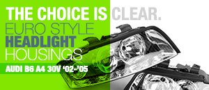 Audi B6 A4 Euro Style Halogen Headlight Housings