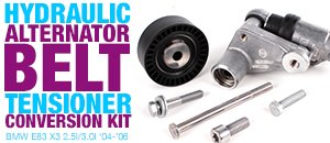 BMW E83 X3 3.0L Hydraulic Alternator Belt Tensioner Kit