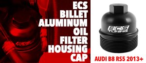 Audi B8 RS5 Aluminum Billet Oil Filter Housing Cap