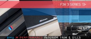 BMW F3X 3 Series M Performance Interior Trim & Sills