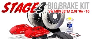 VW MKV Jetta 2.0T Stage 3 Big Brake Kit