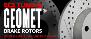 Audi B5 A4 1.8T Quattro GEOMET Rotors