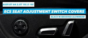 Audi B7 A4 2.0T Aluminum Power Seat Control Switch Set