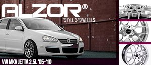 VW MKV Jetta 2.5L Alzor Style 349 Wheels