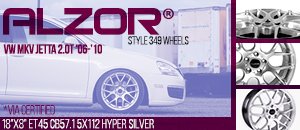 VW MKV Jetta 2.0T Alzor Style 349 Wheels