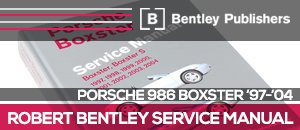 Porsche 986 Boxster Bentley Service Manual