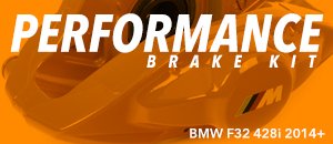 BMW F32 428i Performance Brake Kit