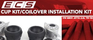 VW MKIV Jetta 2.0L ECS Cup Kit/Coilover Install Kit