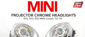 MINI Cooper Helix Chrome Projector Headlights