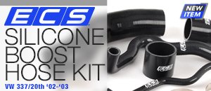 VW 337/20th ECS Silicone Boost Hose Kit