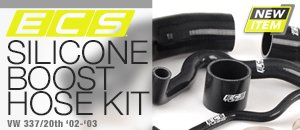 VW MKIV Jetta 1.8T ECS Silicone Boost Hose Kit