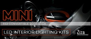 MINI R52 Convertible Ziza LED Interior Kits