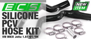 VW MKIV Jetta 1.8T ECS Silicone PCV Hose Kit