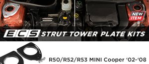 R50/R52/R53 MINI Cooper ECS Strut Tower Plates