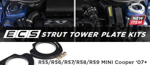 R55/R56/R57/R58/R59 MINI Cooper ECS Strut Tower Plates
