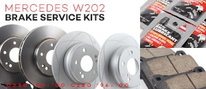 Mercedes-Benz W202 Brake Service Kit