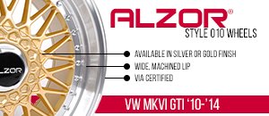 VW MKVI GTI Alzor Style 010 Wheels