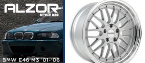 BMW E46 M3 Alzor Style 020 Wheels