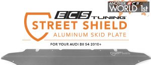 Audi B8 S4 ECS Street Shield Aluminum Skid Plate