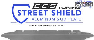 Audi B8 A4 ECS Street Shield Aluminum Skid Plate