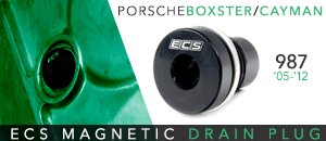 Porsche 987 Boxster Cayman ECS Magnetic Drain Plug