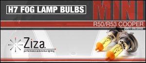 MINI R50/R53 H7 Fog Lamp Bulbs