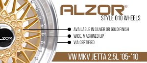VW MKV Jetta 2.5L Alzor Style 010 Wheels