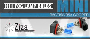MINI R50/R52/R53 H11 Fog Lamp Bulbs
